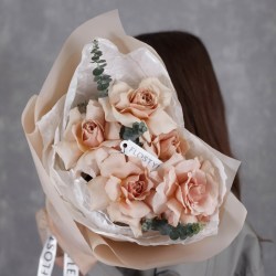 buket 5 roz francuzskie rozy222